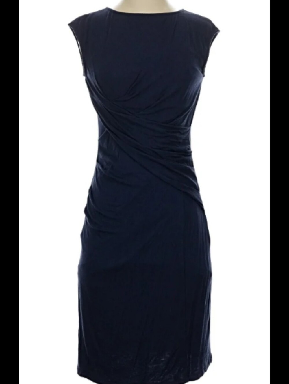 Kut from the Kloth Black Draped Mini Dress